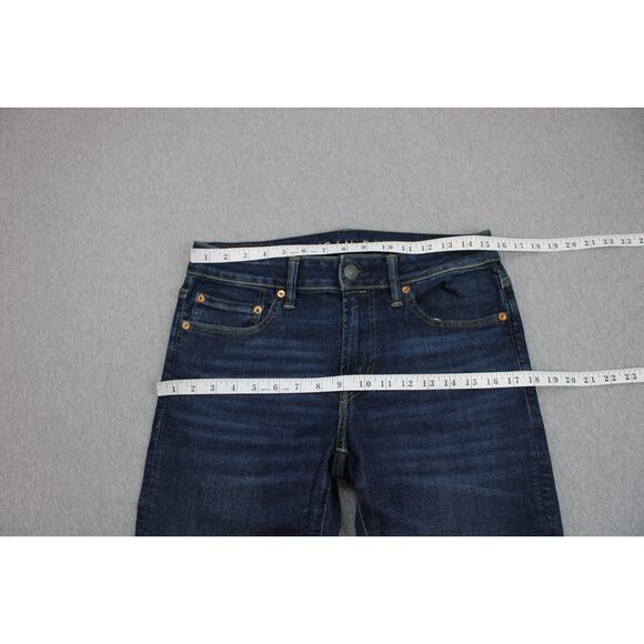 American Eagle Jeans Mens 31 x 32 Blue Denim Airflex 360 Skinny - Picture 6 of 10